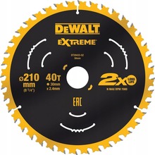 Puidulõikeketas Dewalt DT20433-QZ, 210 x 30 mm, Z40
