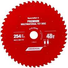 Puidu ja metalli saeketas Specialist+ 254 x 30 mm, Z48