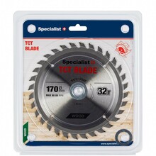 Saeketas puidule Specialist+ 170 x 30 mm, Z32