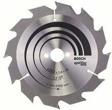 Saeketas puidule Bosch Optiline Wood, 160 x 20 mm, Z12