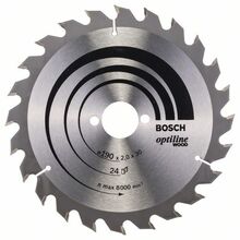 Saeketas puidule Bosch 2608641185, 190 x 30 mm, Z24