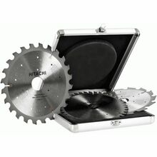 Puidulõikekettaste komplekt Hikoki 165 x 30 mm, Z14/Z24/Z40, 3 tk
