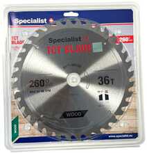 Saeketas puidule Specialist+ 260 x 30 mm, Z36