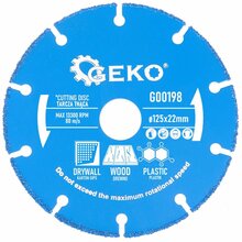Lõikeketas Geko 125 x 22,2 mm