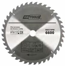 Puidulõikeketas Awtools AW48469, 210 x 30 mm, Z30