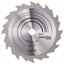 Saeketas puidule Bosch SPEEDLINE WOOD 160 x 16 mm, Z12