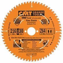 Puidulõikeketas CMT ORANGE TOOLS D216 F30, 216 x 30 mm, Z64