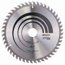 Saeketas puidule Bosch Optiline Wood 2608640623, 210 x 30 mm, Z48