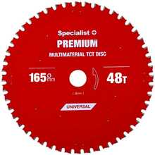 Lõikeketas multimaterial Specialist+ Premium, 165 x 20 mm, Z48