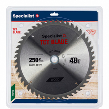 Saeketas puidule Specialist+ 250 x 30/20 mm, Z48