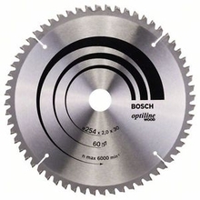 Saeketas puidule Bosch 2608640436, 254 x 30 mm, Z60