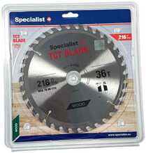 Saeketas puidule Specialist+ 216 x 30/20 mm, Z36