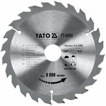 Saeketas puidule Yato YT-6060, 184 x 30 mm, Z24