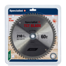 Puidulõikeketas Stanley SPECIALIST+, 210 x 30/20/16 mm, Z60