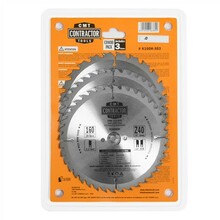 Saeketas puidule CMT Contractor K160H-X03, 160 x 20 mm, Z24/Z40
