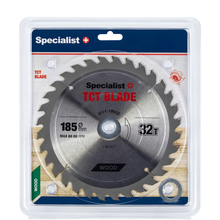 Saeketas puidule Specialist+ 185 x 30/20/16 mm, Z32
