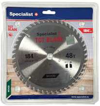 Saeketas puidule Specialist+ 184 x 16 mm, Z48