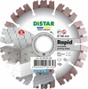 Teemantlõikeketas Distar 1A1RSS Rapid, 125 x 2,0/1,2 x 10 x 22,23 mm