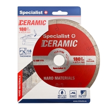 Teemantlõikeketas Specialist+ 180 x 1,8 x 25,4 mm, keraamika jaoks