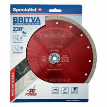 Teemantlõikeketas Specialist+ Britva, 230 x 2 x 22 mm, keraamika, kivimass