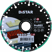 Teemantlõikeketas Distar ProREX 89568442040, 125 x 2,5 x 22,2 mm, universaalne