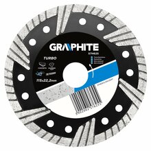 Teemantlõikeketas Graphite 57H625 Turbo, 115 x 22,2 mm