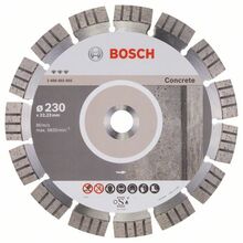 Teemantlõikeketas Bosch 2609256630 BEST FOR CONCRETE, 230 mm