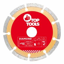 Teemantlõikeketas Top Tools 61H325, 125 x 2 x 22.2 mm, keraamika jaoks