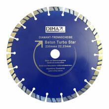 Teemantlõikeketas Cedima Beton Turbo Star, 230 x 22.23 x 2.4 mm