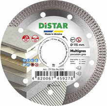 Teemantlõikeketas Distar 11115494009 Multigres, 115 x 1,4 x 22,23 mm