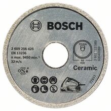 Teemantketas Bosch 2609256425 PKS 16 Multi, 65 x 15 mm, keraamika