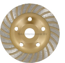 Teemantlihvketas Toko 73554 TURBO, 125 mm, betooni lihvimiseks
