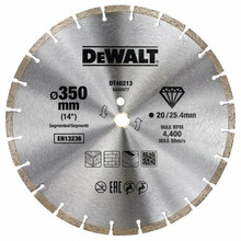 Teemantlõikeketas Dewalt DT40213-QZ, 350 x 25,4 mm