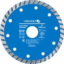Teemantlõikeketas Hogert HT6D755, 230 x 22,2 mm, turbo