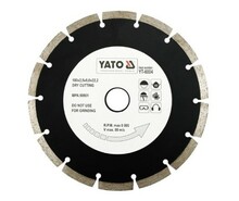 Teemantlõikeketas Yato YT-6005, 230 x 2,7 x 22,2 mm