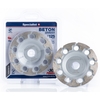 Teemantlihvimisketas Specialist+ 37-001, 125 x 22 mm, 2 rida, nurklihvmasinale