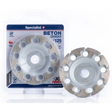 Teemantlihvimisketas Specialist+ 37-001, 125 x 22 mm, 2 rida, nurklihvmasinale