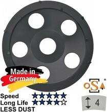 Teemantlihvimisketas Samedia PCD, 125 x 22 mm