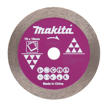 Teemantlõikeketas Makita D-77263, 76 x 10 mm, plaatidele