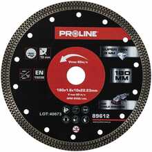 Teemantlõikeketas Proline, 180 x 1,8 x 22,23 mm, õhuke