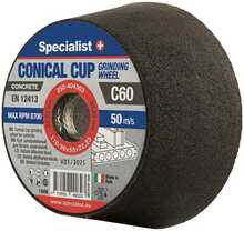 Betooni lihvtass Specialist+ C60, 110/90 x 55 x 22,23 mm