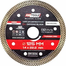 Teemantlõikeketas Awtools AW45525BL, 125 x 1,4 x 22,2 mm
