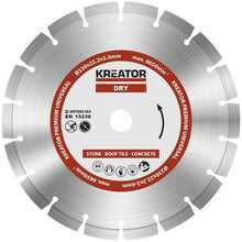 Teemantlõikeketas Kreator KRT082104, 230 x 22.2 x 2.4 mm, segment