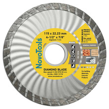 Teemantlõikeketas Novoabrasive TURBOWAVE, 115 x 22.2 mm