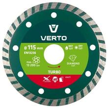 Teemantlõikeketas Verto 61H2T1 Turbo, 115 x 22,2 mm