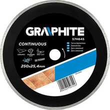 Teemantketas Graphite Cro Diamond Shield, 250 x 25,4 mm, tahke