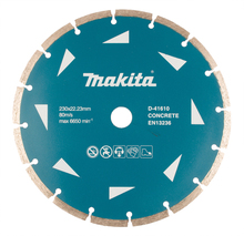 Teemantlõikeketas Makita D-41610, 230 x 2,6 x 22,23 mm, betoonile