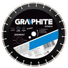 Teemantketas Graphite 57H614, 350 x 25,4 mm, segmenteeritud, laserkeevitatud