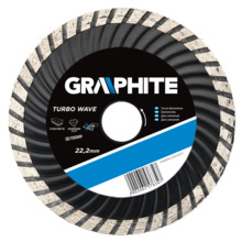 Teemantketas Graphite 57H634, 125 x 22,2 mm, turbo wave