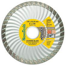 Teemantlõikeketas Novoabrasive Turbowave, 125 x 22.2 mm